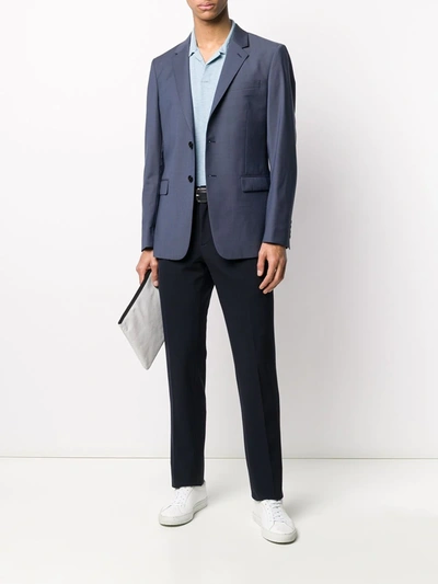 Shop Theory Chambers Suit Jacket In Blue