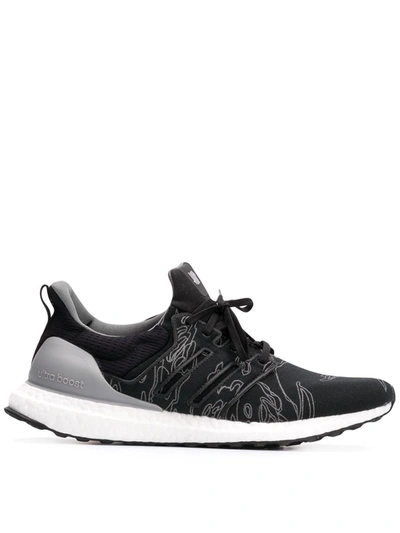 Shop Adidas Originals X Undefeated Ultraboost "utility Black Camo" Sneakers
