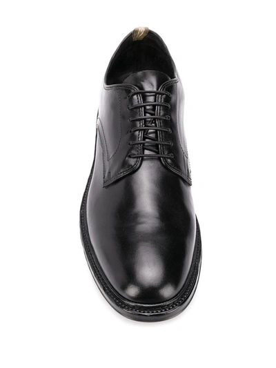 Shop Officine Creative Leather Derby Shoes In Black