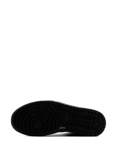 Jordan 1 Mid High-top Sneakers In Black