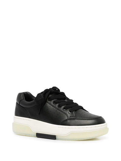 Shop Amiri Stadium Low-top Sneakers In Schwarz