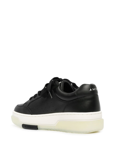 Shop Amiri Stadium Low-top Sneakers In Schwarz