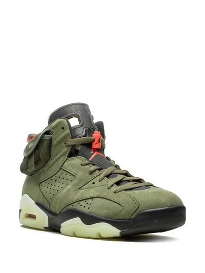 Shop Jordan X Travis Scott Air  6 Retro "cactus Jack" Sneakers In Green