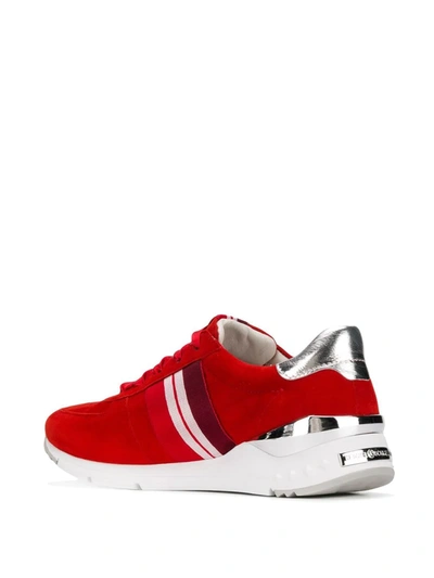 Shop Kennel & Schmenger Side Stripe Sneakers In Red
