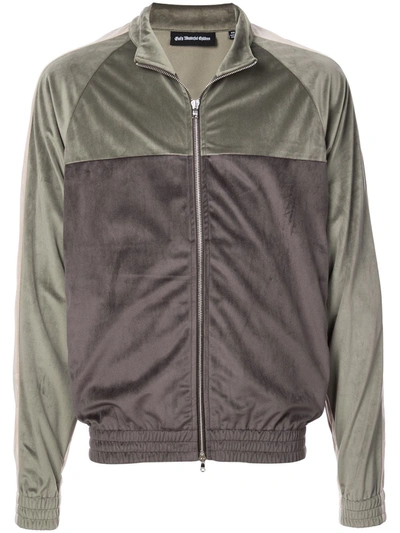 Shop God's Masterful Children Varsity Zip-up Jacket In Green