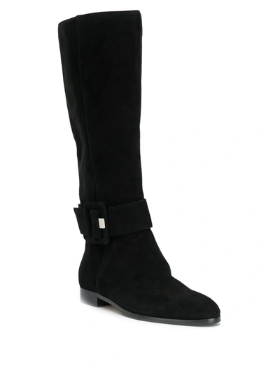Shop Sergio Rossi Mia Knee High Boots In Black