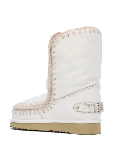 Shop Mou Eskimo 24 Boots In White