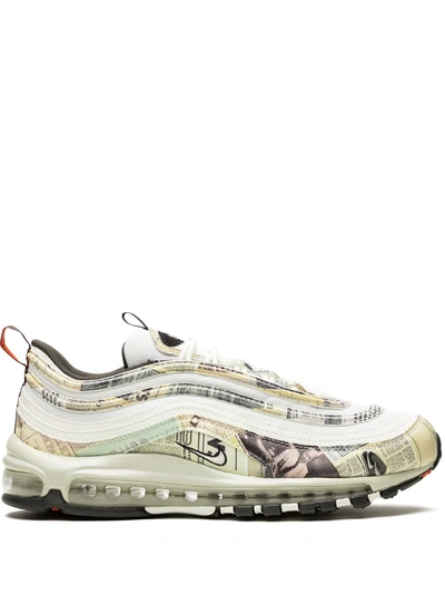 Shop Nike Air Max 97 "newspaper" Sneakers In White