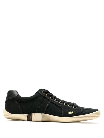 Shop Osklen Riva Eyelet-detail Sneakers In Black