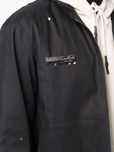 Shop A-cold-wall* Water-repellent Short Coat In Black
