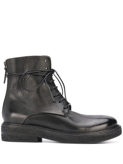 Shop Marsèll Lace-up Ankle Boots In Black