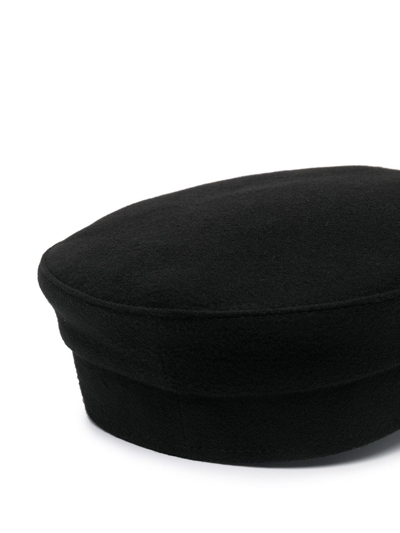 Ruslan Baginskiy Chain-detail Baker Boy Hat In Black