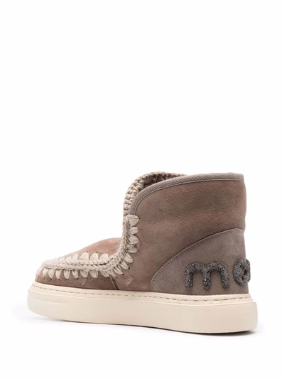 Mou Eskimo Sneaker Bold Glit.logo In 灰色