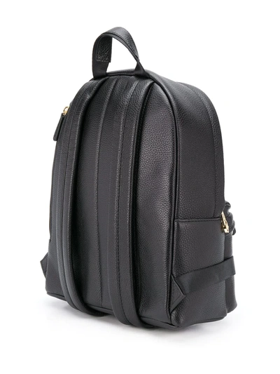 Shop Michael Michael Kors Md Chain Detail Backpack In Black