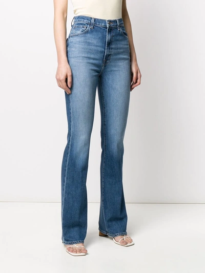 Shop J Brand High-waisted Jeans In Blue
