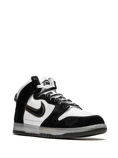 Shop Nike X Slam Jam Dunk High "black/white" Sneakers