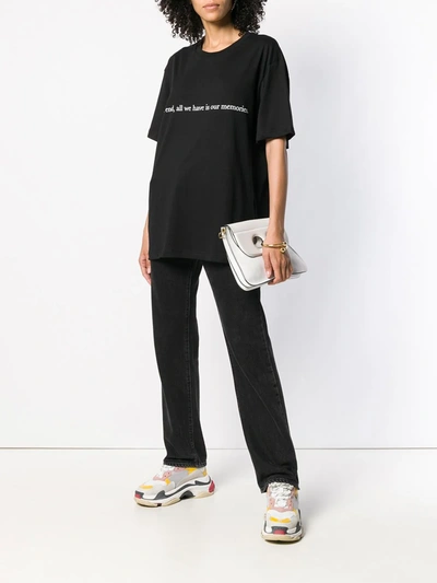 Throwback Memories T-shirt In Black