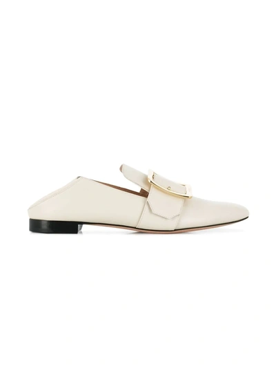 Shop Bally Janelle Loafers In Neutrals