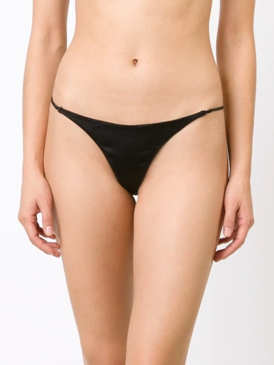 Fleur Du Mal Rose Luxe V String