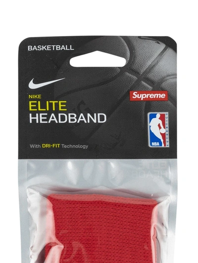 Shop Supreme X Nike Elite Headband In Red