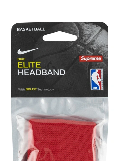 Supreme X Nike Elite Headband In Red