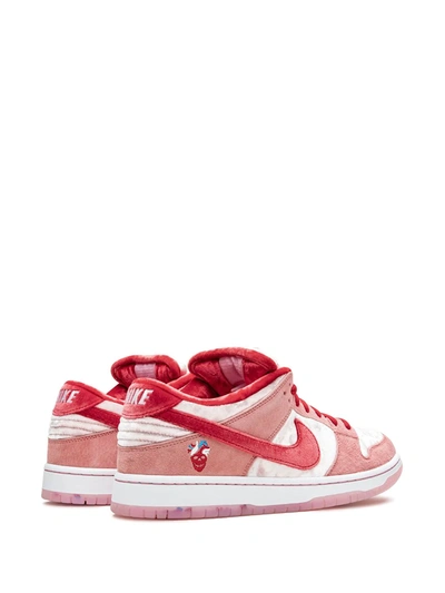 Shop Nike Sb Dunk Low Pro "strangelove" Sneakers In Pink