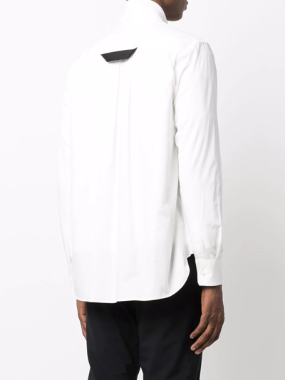 Shop Fumito Ganryu Portable Long-sleeve Shirt In Weiss