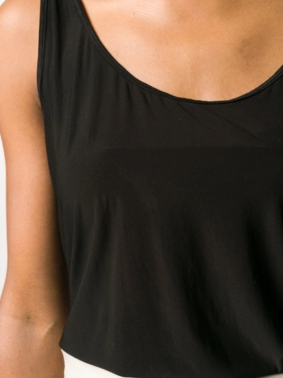 Shop Rick Owens Scoop Neck Tank Top In Black