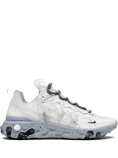 Shop Nike X Kendrick Lamar React Element 55/kl Sneakers In Grey