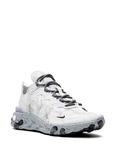 Shop Nike X Kendrick Lamar React Element 55/kl Sneakers In Grey