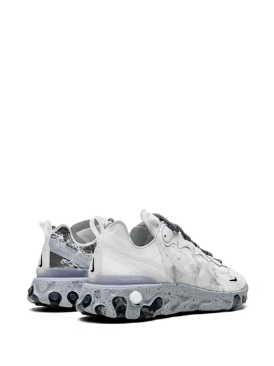 Shop Nike X Kendrick Lamar React Element 55/kl Sneakers In Grey