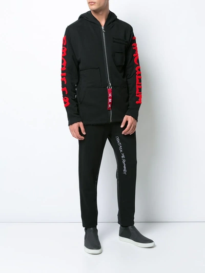 Haculla Shocked 2 Death Hoodie In Black