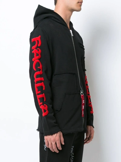 Shop Haculla Shocked 2 Death Hoodie In Black