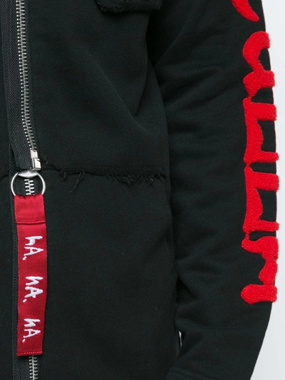 Haculla Shocked 2 Death Hoodie In Black