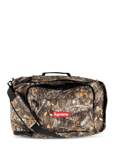 Shop Supreme Logo-patch Duffle Bag In Multicolour