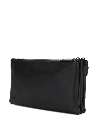 Shop Bottega Veneta Intrecciato Weave Messenger Bag In Black