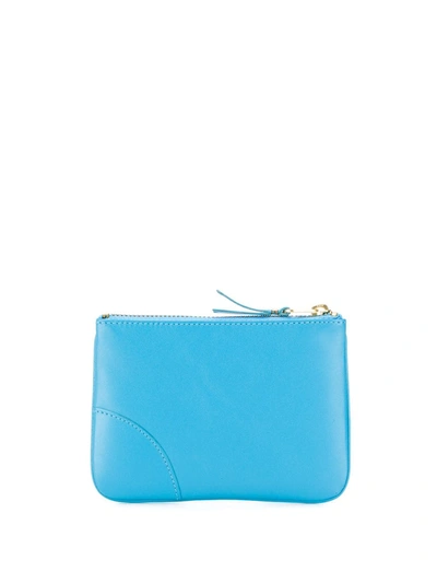 COMME DES GARÇONS COLOUR-BLOCK LEATHER WALLET 