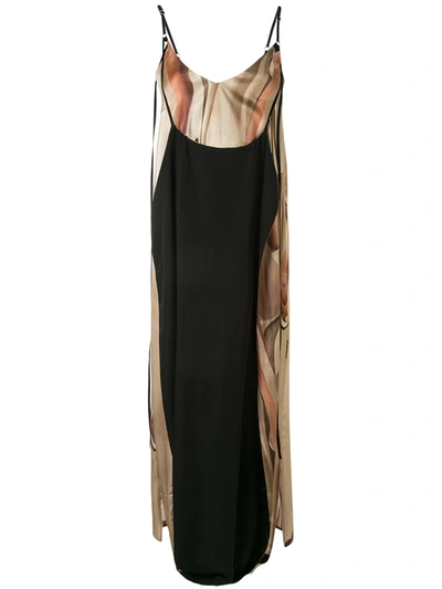 Shop Boyarovskaya Layered Cami Dress In Black