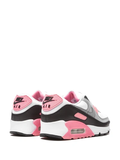 Shop Nike Air Max 90 "rose" Sneakers In White