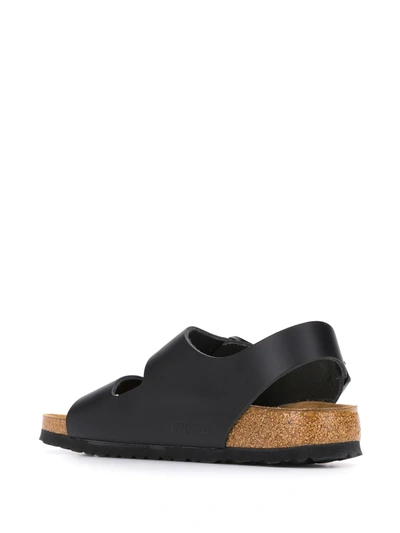 Shop Birkenstock Milano Buckled Sandals In Black