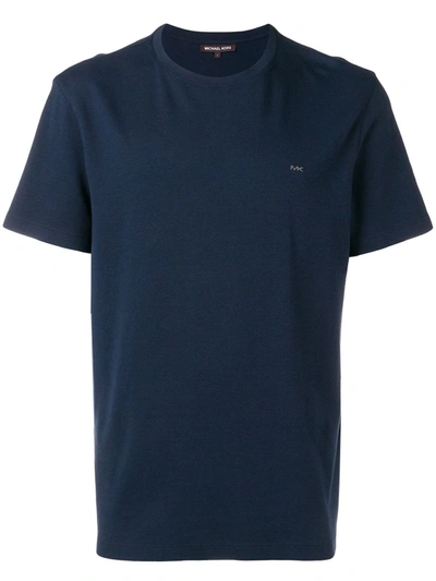 Shop Michael Michael Kors Basic T-shirt In Blue