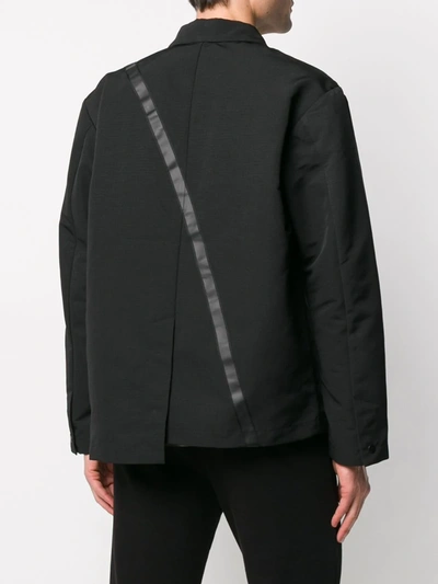 Shop A-cold-wall* Boxy Fit Press Stud Blazer In Black