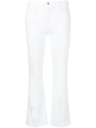 Shop Frame Bootcut Jeans In White