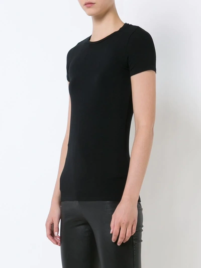 Shop Majestic Plain T-shirt In Black