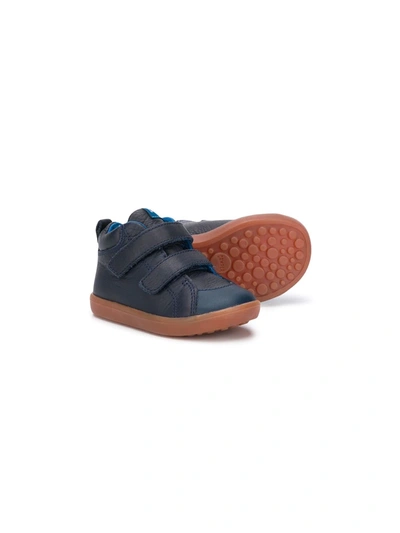 Shop Camper Touch Strap Sneakers In Blue