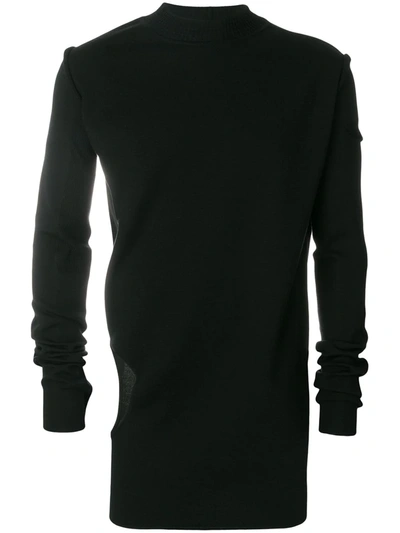 Shop Rick Owens Cut-out Detail Jumper In Black