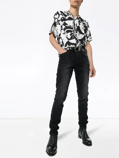 Purple Brand Black Slim Jeans In Black