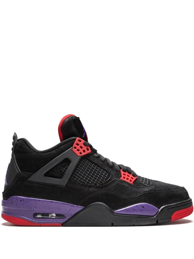 Shop Jordan Air  4 Retro "raptors/drake Ovo" Sneakers In Black