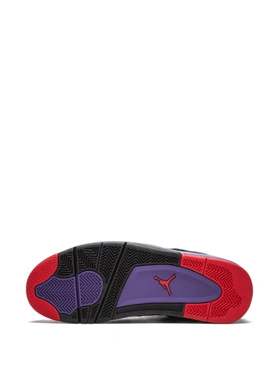 Shop Jordan Air  4 Retro "raptors/drake Ovo" Sneakers In Black