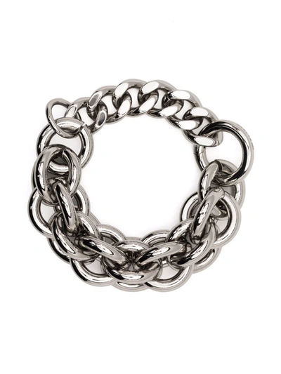 Shop Alyx Multi-chain Chunky Bracelet In Silber